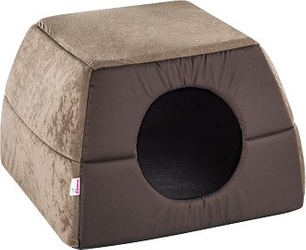 Legowisko funkcjonalne, składane, TRICK brąz S