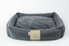 Legowisko dla psa funkcjonalne, miękkie wykonane z mikrofazy, wyjmowana poducha PETTI Szary/Beż S