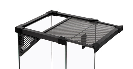 TERRARIUM 20X20X30 3MM Z WYSUWANĄ SIATKĄ