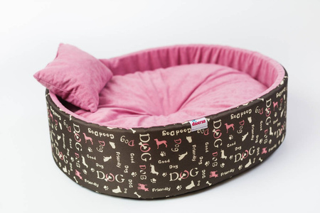 Legowisko dla psa, miękkie, funkcjonalne FUNKY DOG RÓŻOWY M