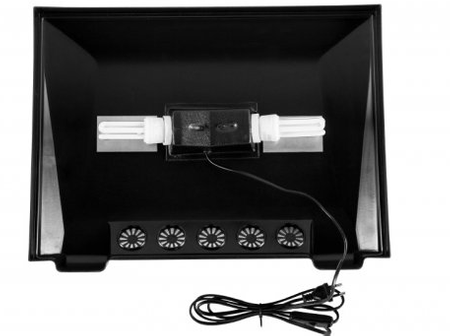 Zestaw terrarium 108l z pokrywą TERRASET DESERT 60x40x45 z wyposażeniem