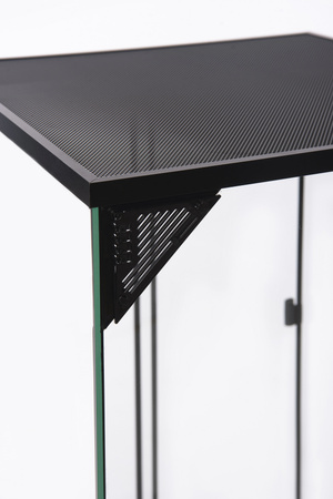 Terrarium 60X45X90 4mm CZARNE