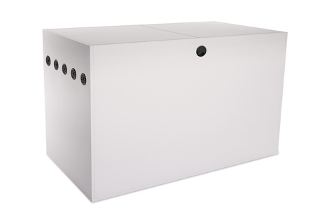 TERRARIUM 120X50X72 Z PŁYTY -NADSTAWKA BIAŁE