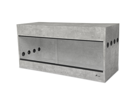 TERRARIUM 100X40X52 Z PŁYTY -NADSTAWKA BETON