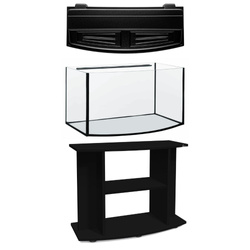 Zestaw akwarystyczny profilowany AP Budget 100x40 z oświetleniem LED Expert