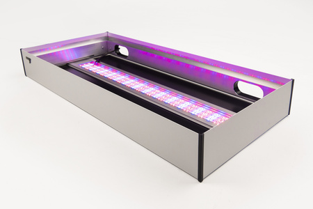 Pokrywa aluminiowa Platino 100x40 prosta z oświetleniem LED ALEX 33,6W KOLOR