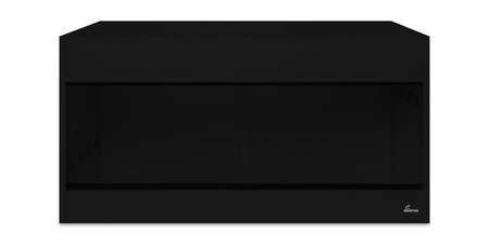 TERRARIUM 100X40X52 Z PŁYTY -NADSTAWKA CZARNE