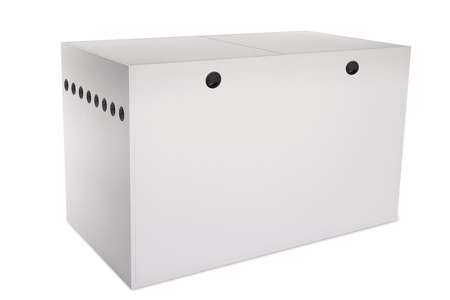 TERRARIUM 150X80X92 Z PŁYTY -NADSTAWKA BIAŁE