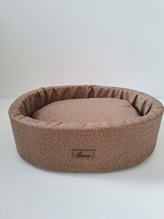 Legowisko dla psa EMILLY melanż- bursztyn (1)