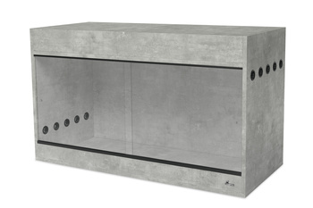 TERRARIUM 120X50X72 Z PŁYTY -NADSTAWKA BETON