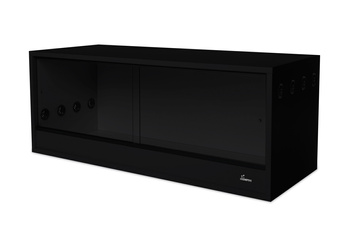 TERRARIUM 100X40X40 Z PŁYTY CZARNE