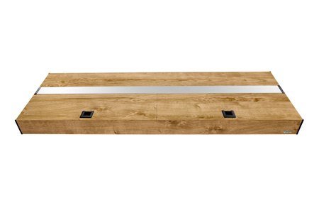 Pokrywa aluminiowa Platino 150x60 prosta z oświetleniem LED Expert 27W