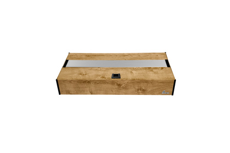 Pokrywa aluminiowa Platino 60x40 prosta z oświetleniem LED ALEX 20,4W KOLOR