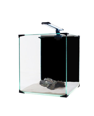 Zestaw akwarystyczny, startowy dla początkujących 31,5l NEO LIGHT 30 czarne tło, LED Intenso 6,7W oraz dodatkowym oświetleniem nocnym, filtrem wewnętrznym Claro 300 i grzałką z regulacją 25W