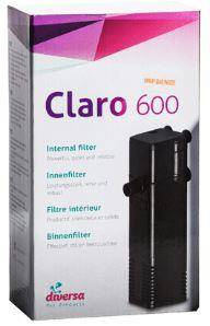 Filtr Claro 600 wewnętrzny, akwarystyczny z regulacją, przepływ 600L/h, do akwarium 46L- 70L