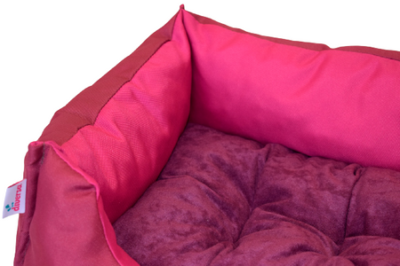 Legowisko funkcjonalne, miękkie, SIESTA bordo