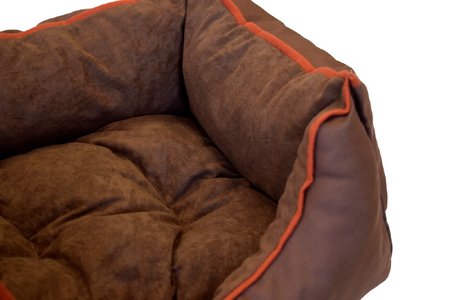 Legowisko funkcjonalne, miękkie, SIESTA brąz-kedra