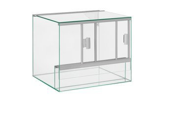 Terrarium z wentylacją, przelotką na przewody kablowe 30x25x25 18l 3mm