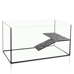 Akwaterrarium z wyspą 100x50x50