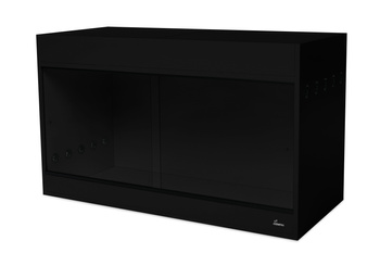 TERRARIUM 120X50X72 Z PŁYTY -NADSTAWKA CZARNE