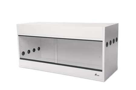 TERRARIUM 100X40X52 Z PŁYTY -NADSTAWKA BIAŁE