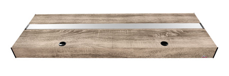 Pokrywa aluminiowa Platino 120x40 prosta z oświetleniem LED Expert 24W