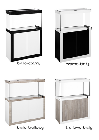 Zestaw akwarystyczny Fine Line 120x40 z oświetleniem LED Expert