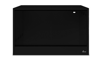 TERRARIUM 80X50X50 Z PŁYTY CZARNE