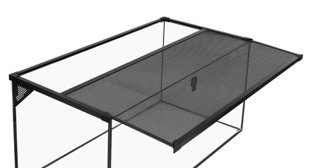 TERRARIUM 80X40X40 Z WYSUWANĄ SIATKĄ
