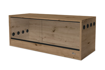 TERRARIUM 100X40X40 Z PŁYTY DĄB ARTISAN