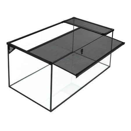 TERRARIUM 100X50X45 Z WYSUWANĄ SIATKĄ