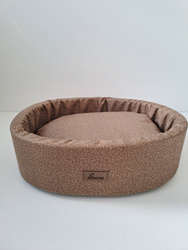 Legowisko dla psa EMILLY melanż- bursztyn (2)