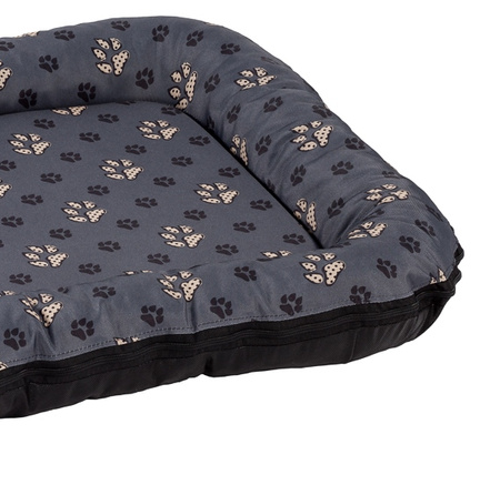 Legowisko funkcjonalne, materac PONTON szare łapki S