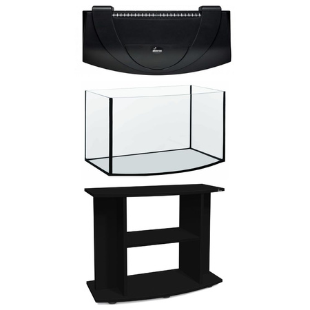 Zestaw akwarystyczny profilowany AP Budget 60x30 z oświetleniem LED Expert