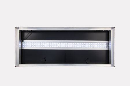 Pokrywa aluminiowa Platino 100x50 prosta z oświetleniem LED ALEX 27,6W