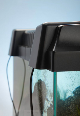 Zestaw akwarystyczny, startowy, profilowany z szybą giętą dla początkujących 112l Startup 80x35x40 LED Expert 16W z filtrem wewnętrznym Claro 1000 i grzałką z regulacją 100W