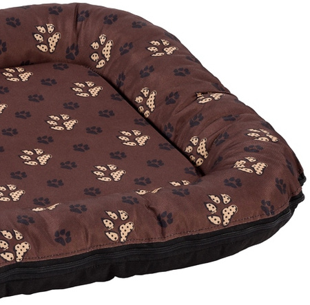 Legowisko funkcjonalne, materac PONTON brązowe łapki S