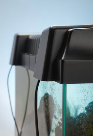 Zestaw akwarystyczny, startowy, profilowany z szybą giętą dla początkujących 25l Startup 40x25x25  LED Expert 4,8W z filtrem wewnętrznym Claro 300 i grzałką z regulacją 25W