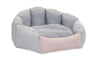 Legowisko funkcyjne MISS SHELL Szary/Róż DUŻA
