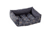 Legowisko funkcjonalne, miękkie, SIESTA szare łapki S