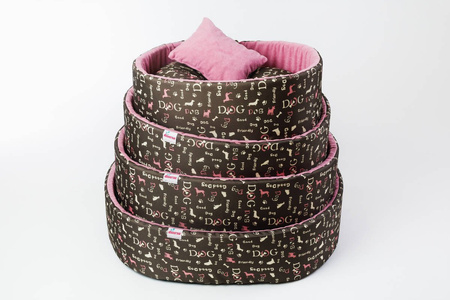Legowisko dla psa, miękkie, funkcjonalne FUNKY DOG RÓŻOWY M