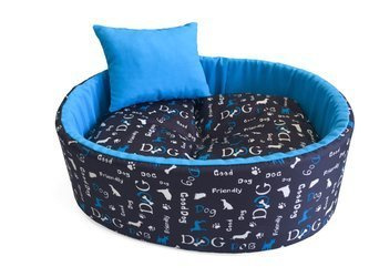 Legowisko  dla psa, miękkie, funkcjonalne FUNKY DOG niebieskie S