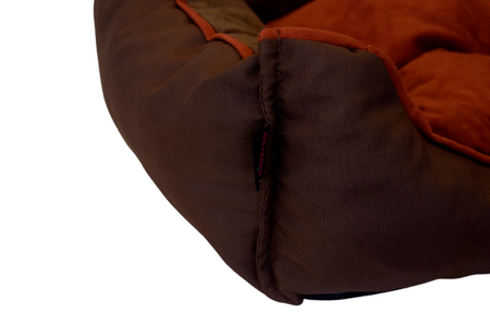 Legowisko funkcjonalne, miękkie, SIESTA brąz-kedra