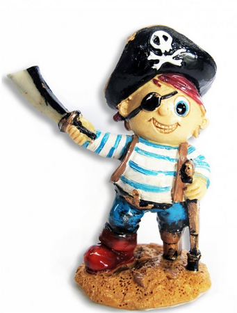 Zestaw akwarystyczny, startowy dla początkujących 10l  Skarb Pirata Hacka 20x20x25 z wyposażeniem